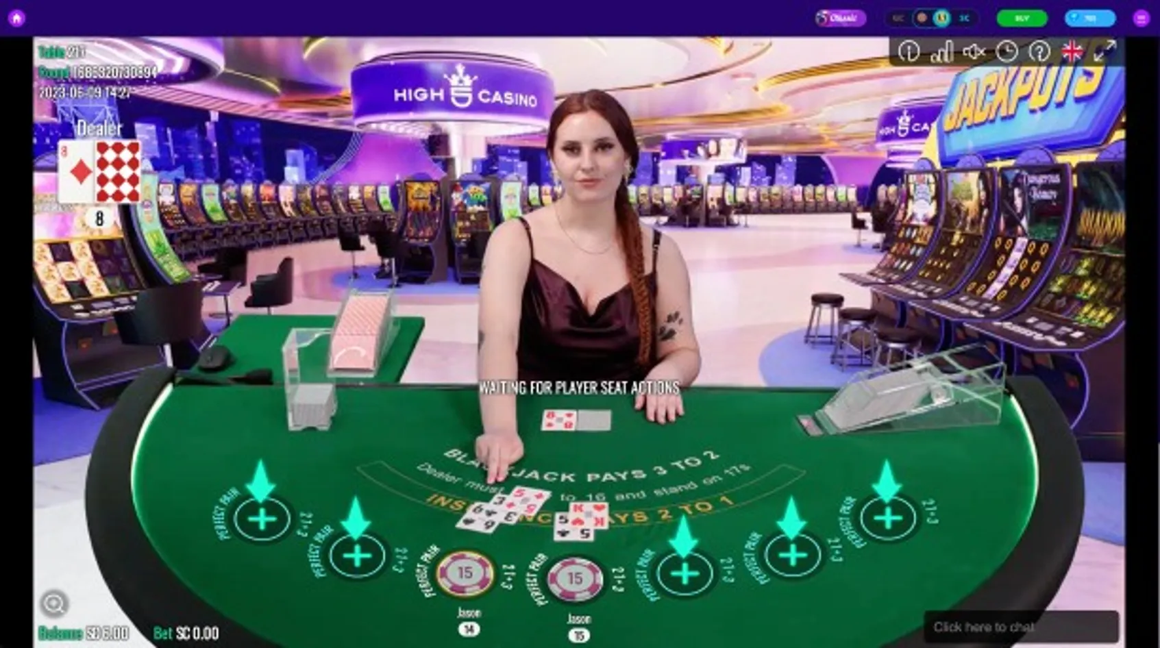 Casino betting